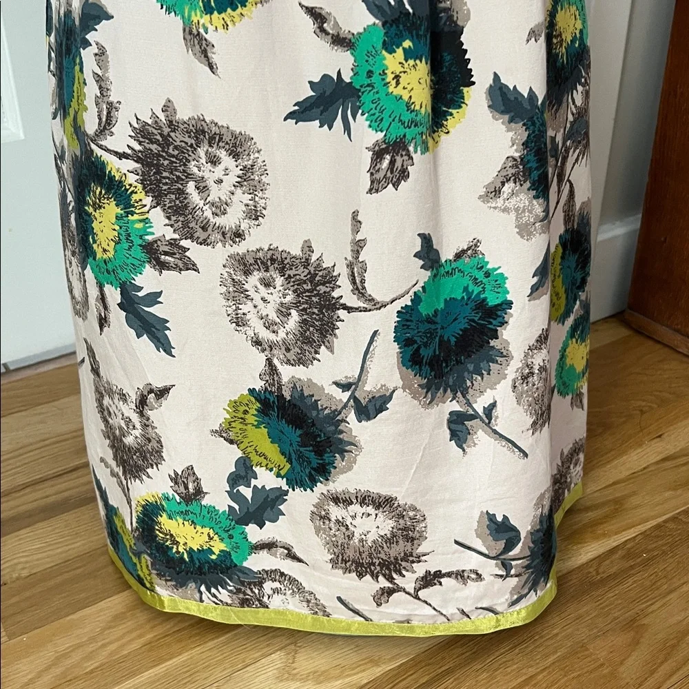 Boden Limited Edition Silk Blend Floral Dress, Cap Sleeve, Fully Lined, Sz 8 - Picture 3 of 11